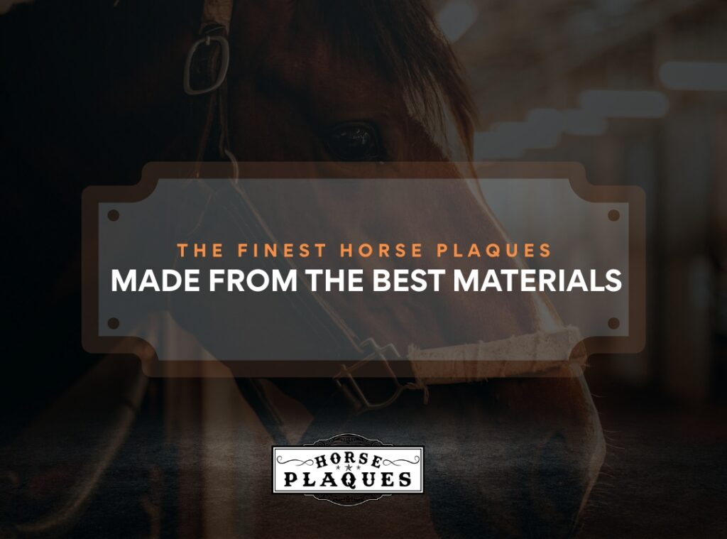 horse plaques 